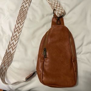 New, brown sling